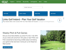 Tablet Screenshot of bcgolfpages.com